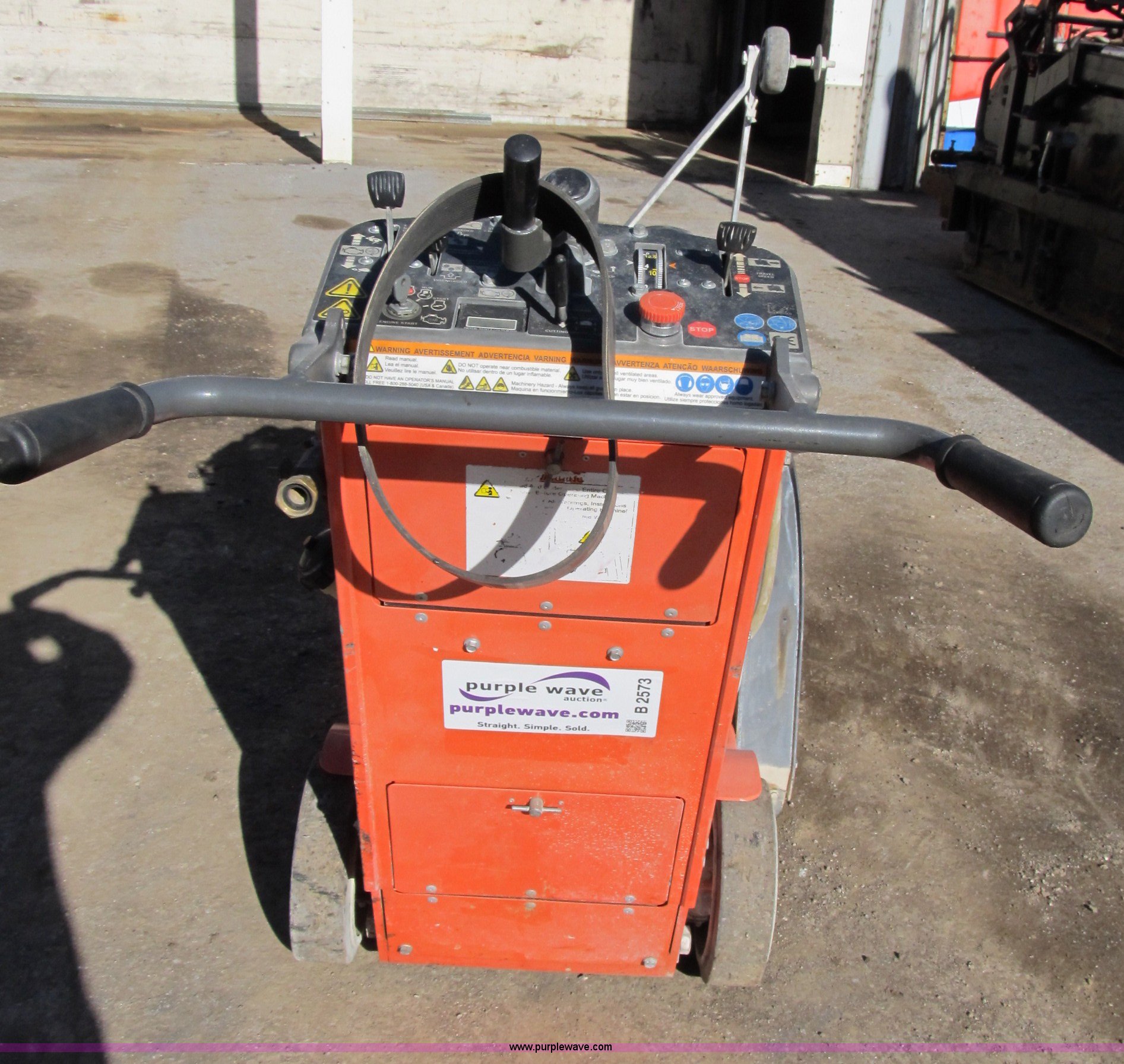 2008 Husqvarna FS524 concrete saw in Arnold, MO Item B2573 sold