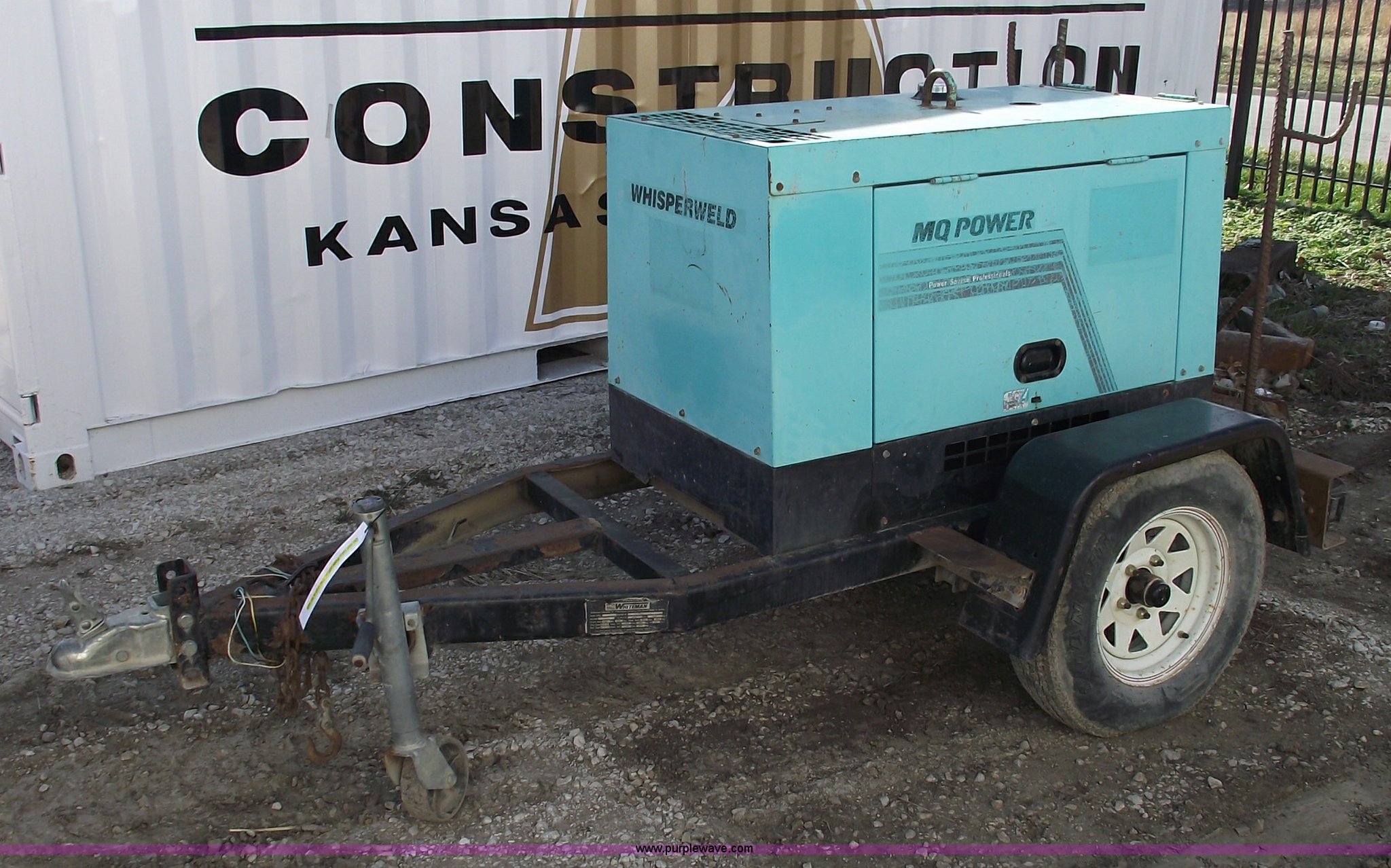Multiquip Whisperweld towable welder/generator in Kansas City, MO Item B6121 sold Purple Wave