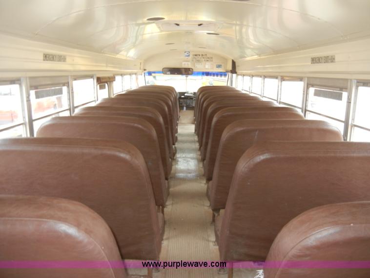 image for item A3420 1995 International Bluebird 3800 school bus