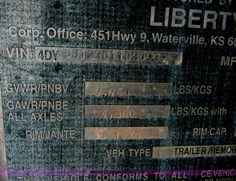 image for item A3426 2001 Liberty Travalong trailer