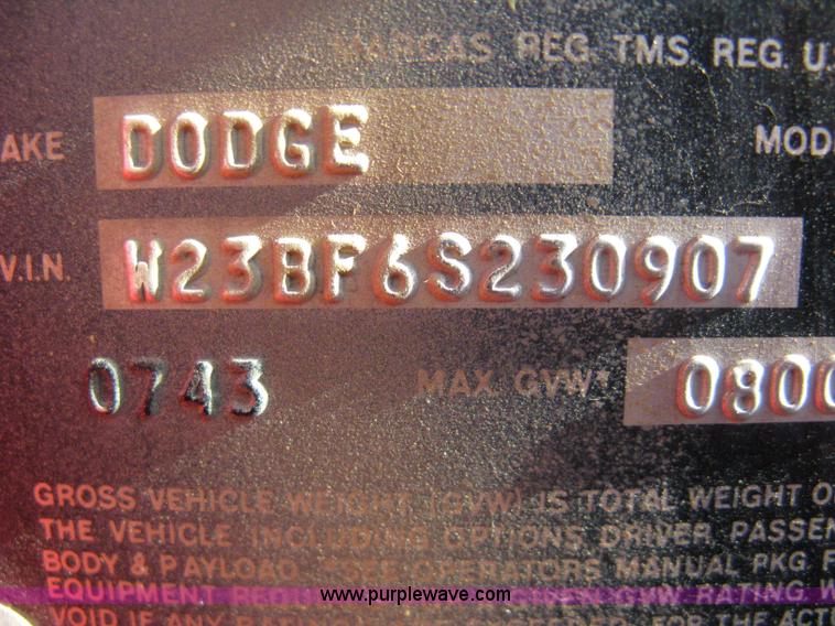 image for item A6037 1976 Dodge W20 Custom 200 firetruck