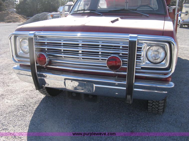 image for item A6037 1976 Dodge W20 Custom 200 firetruck