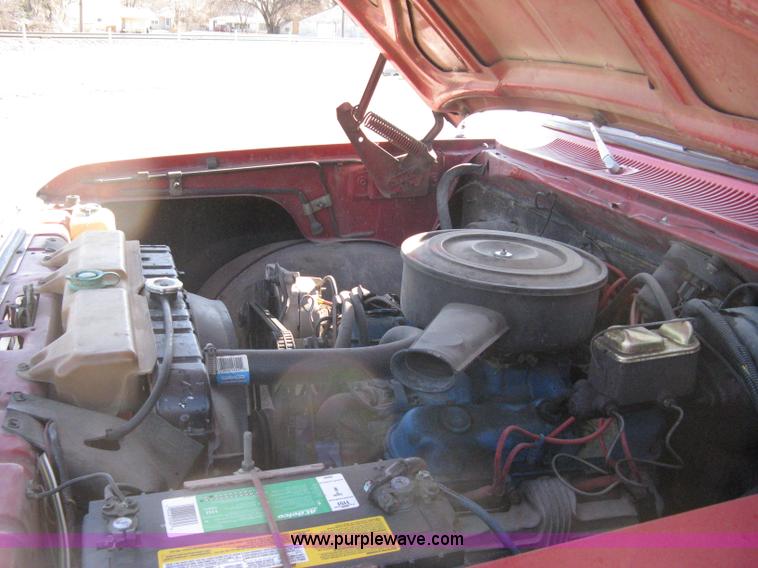 image for item A6037 1976 Dodge W20 Custom 200 firetruck