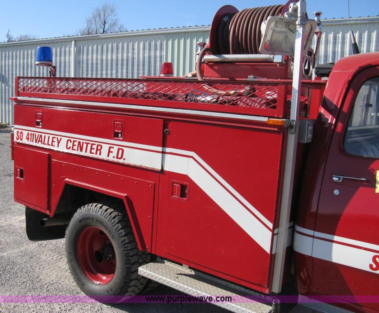 image for item A6037 1976 Dodge W20 Custom 200 firetruck