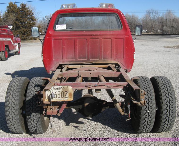 image for item A6038 1972 Dodge 300 firetruck cab and chassis