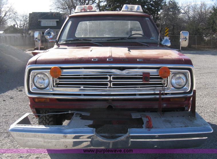 image for item A6038 1972 Dodge 300 firetruck cab and chassis