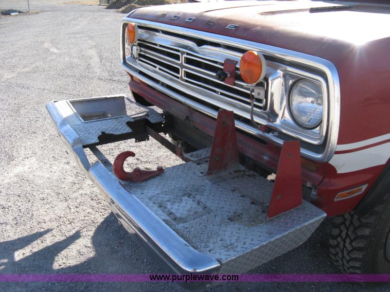 image for item A6038 1972 Dodge 300 firetruck cab and chassis