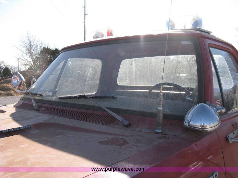 image for item A6038 1972 Dodge 300 firetruck cab and chassis