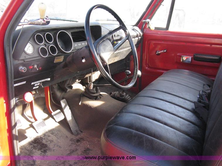 image for item A6038 1972 Dodge 300 firetruck cab and chassis