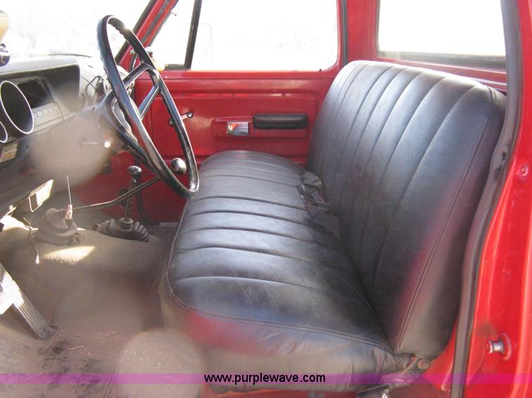 image for item A6038 1972 Dodge 300 firetruck cab and chassis