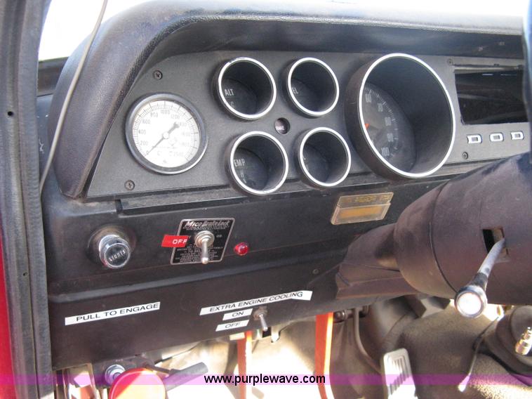 image for item A6038 1972 Dodge 300 firetruck cab and chassis