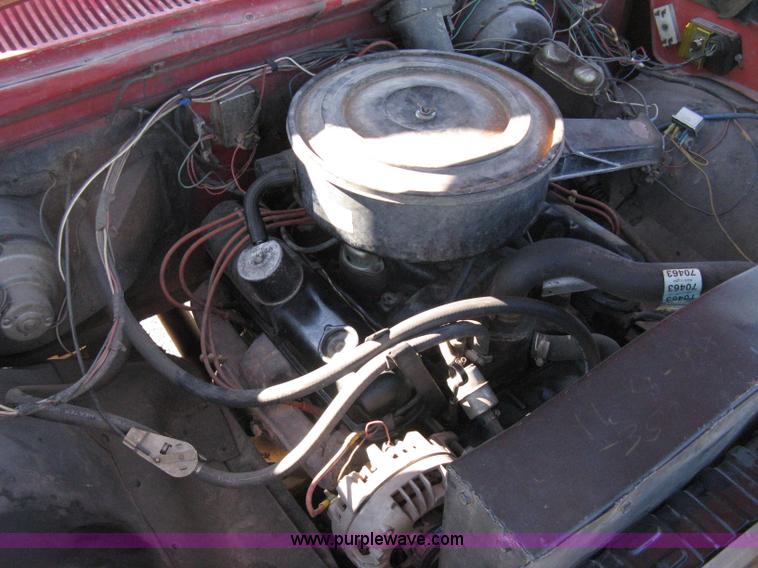 image for item A6038 1972 Dodge 300 firetruck cab and chassis