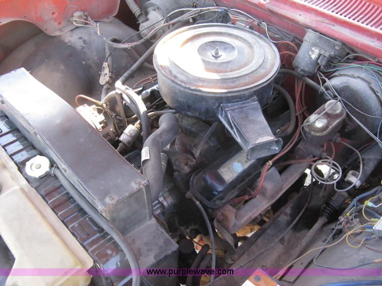 image for item A6038 1972 Dodge 300 firetruck cab and chassis