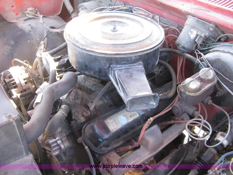 image for item A6038 1972 Dodge 300 firetruck cab and chassis