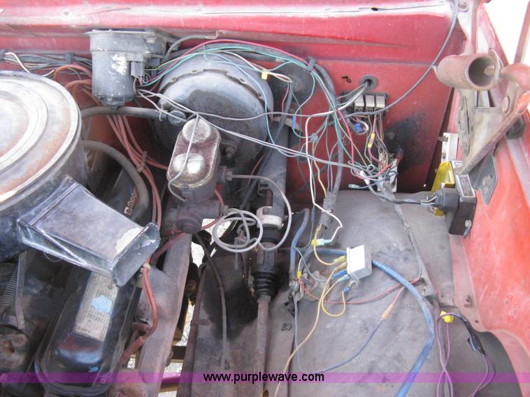 image for item A6038 1972 Dodge 300 firetruck cab and chassis