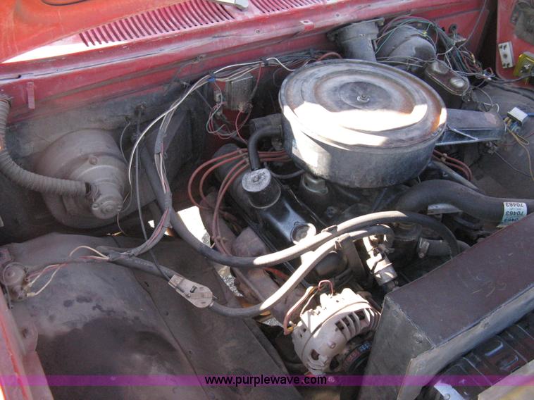 image for item A6038 1972 Dodge 300 firetruck cab and chassis