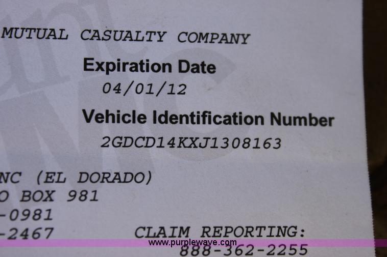 image for item B8778 1988 Chevrolet C1500 pickup truck