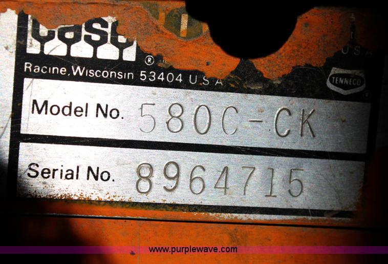 image for item B8779 1977 Case 580C-CK backhoe