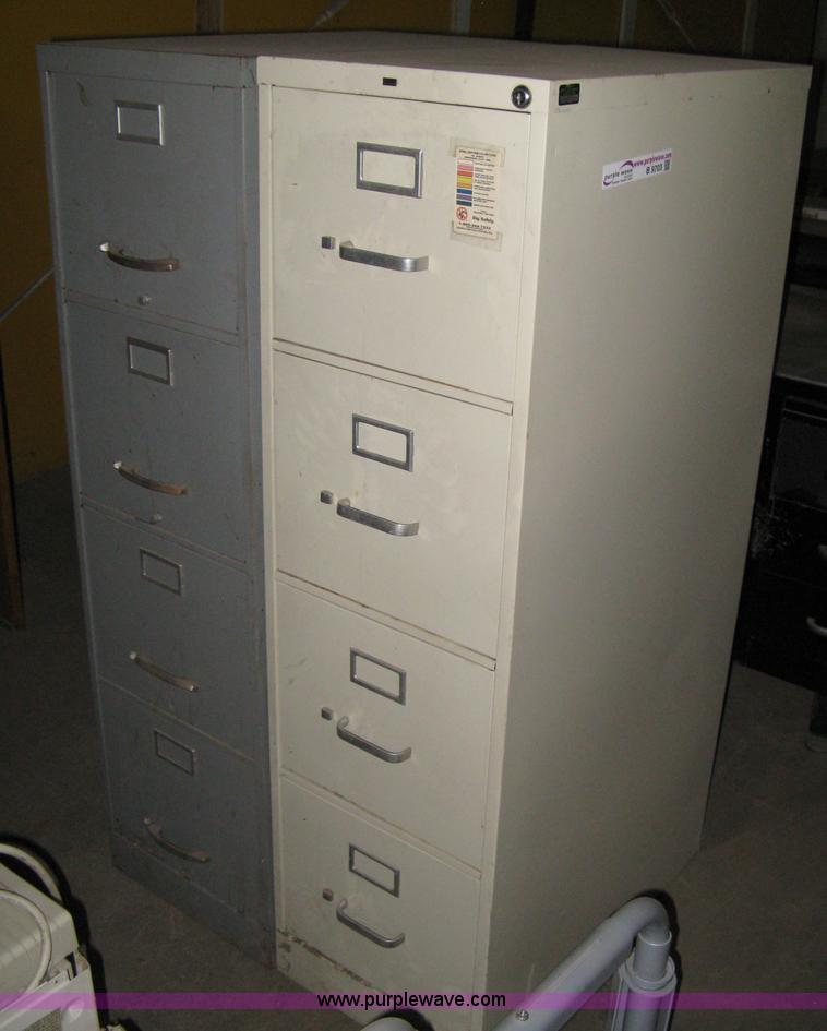 (2) metal upright fourdrawer file in Derby, KS Item B9703