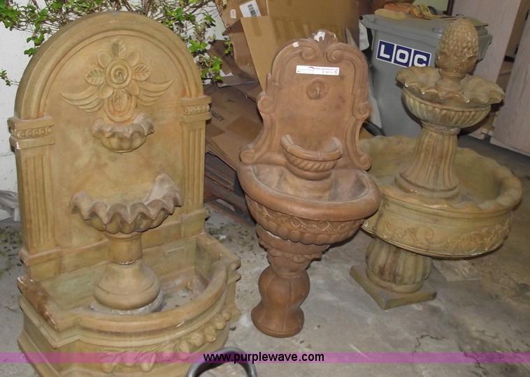 image for item E9519 Three concrete water fountains