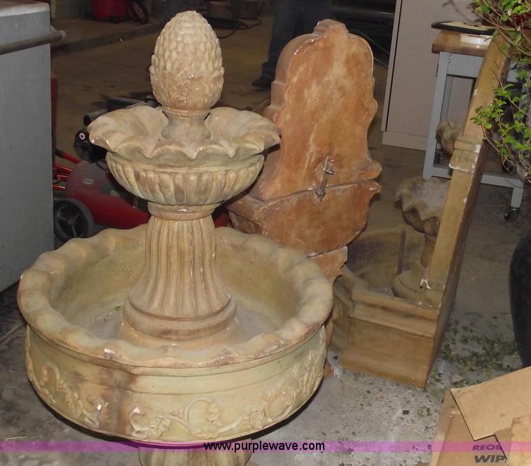 image for item E9519 Three concrete water fountains