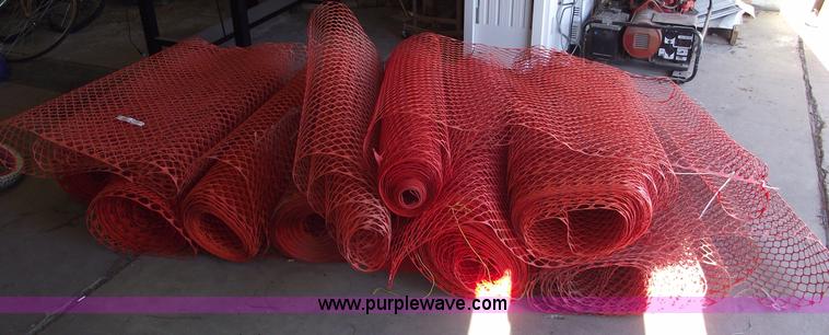 image for item E9533 Orange safety fence