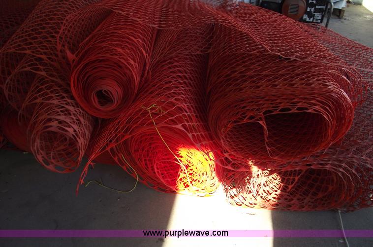 image for item E9533 Orange safety fence