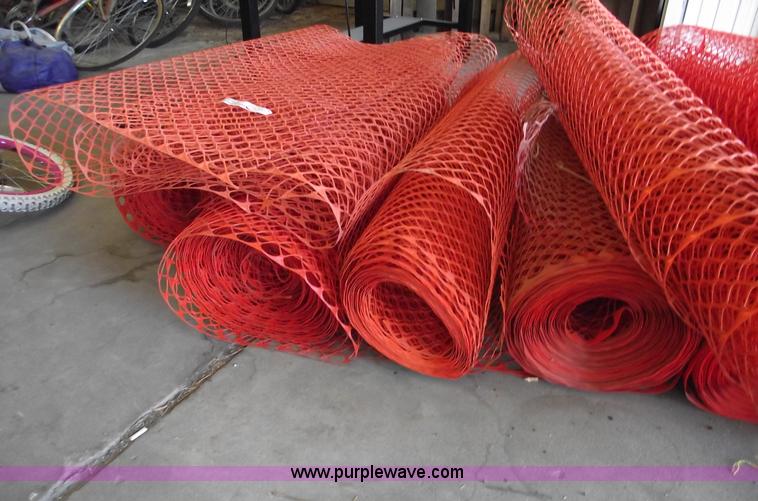 image for item E9533 Orange safety fence