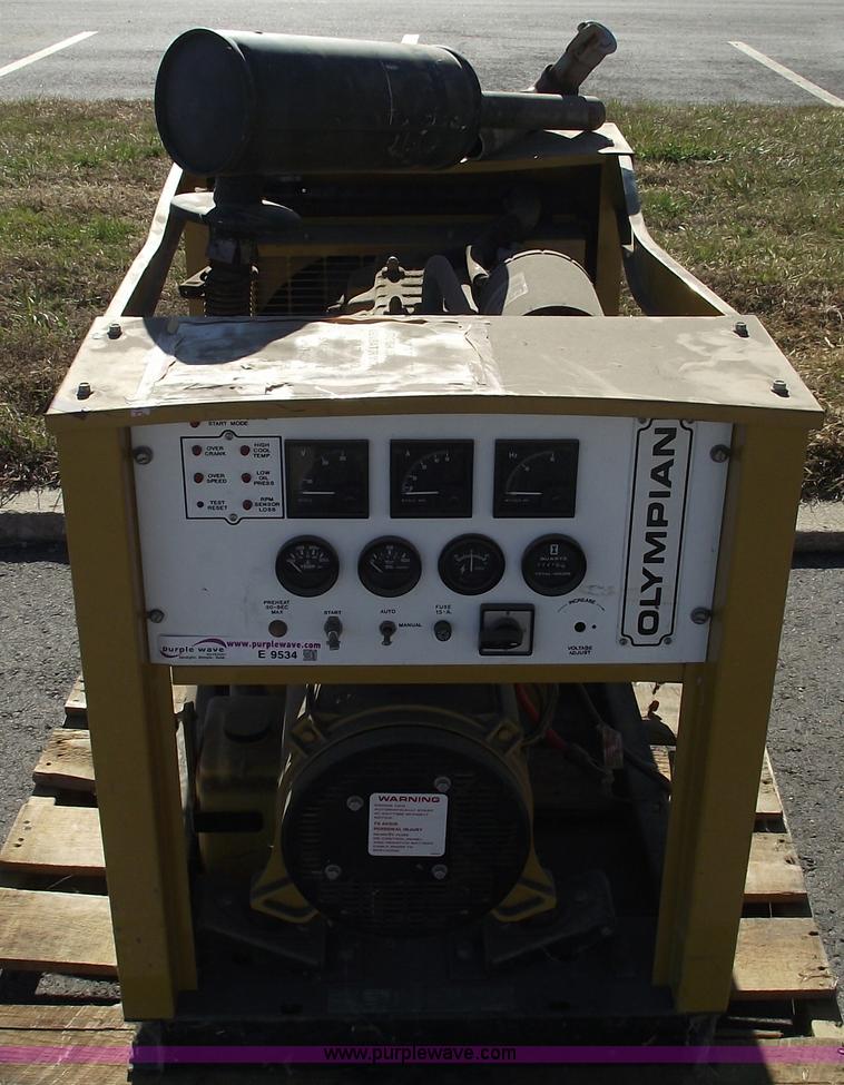 image for item E9534 1995 Olympian 95A04173-S  generator