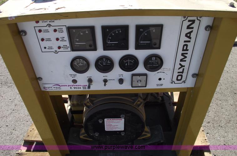 image for item E9534 1995 Olympian 95A04173-S  generator
