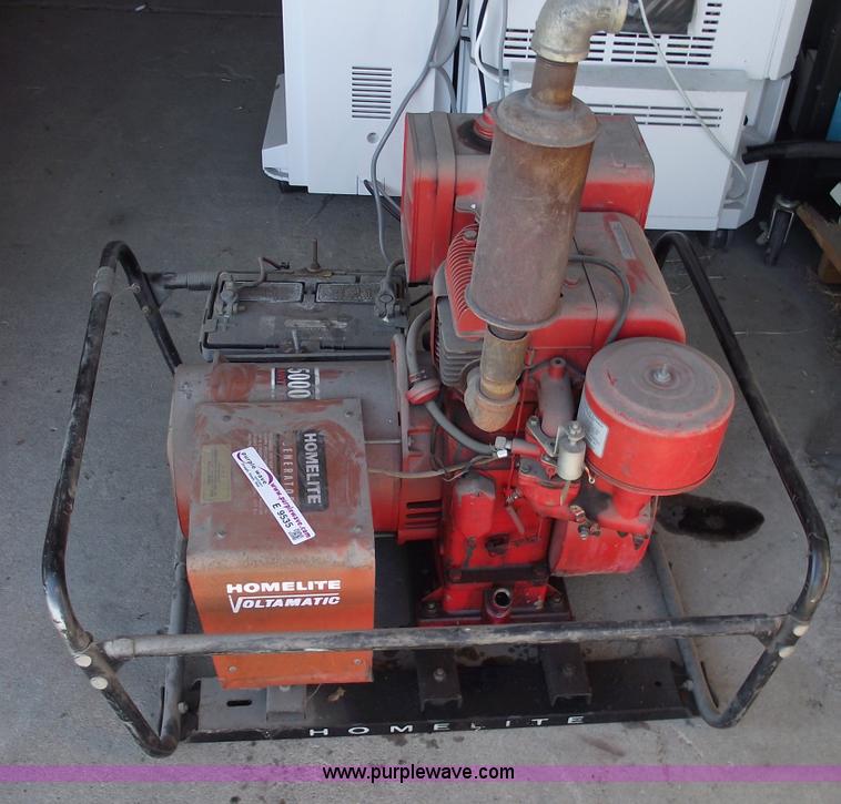image for item E9535 Homelite generator