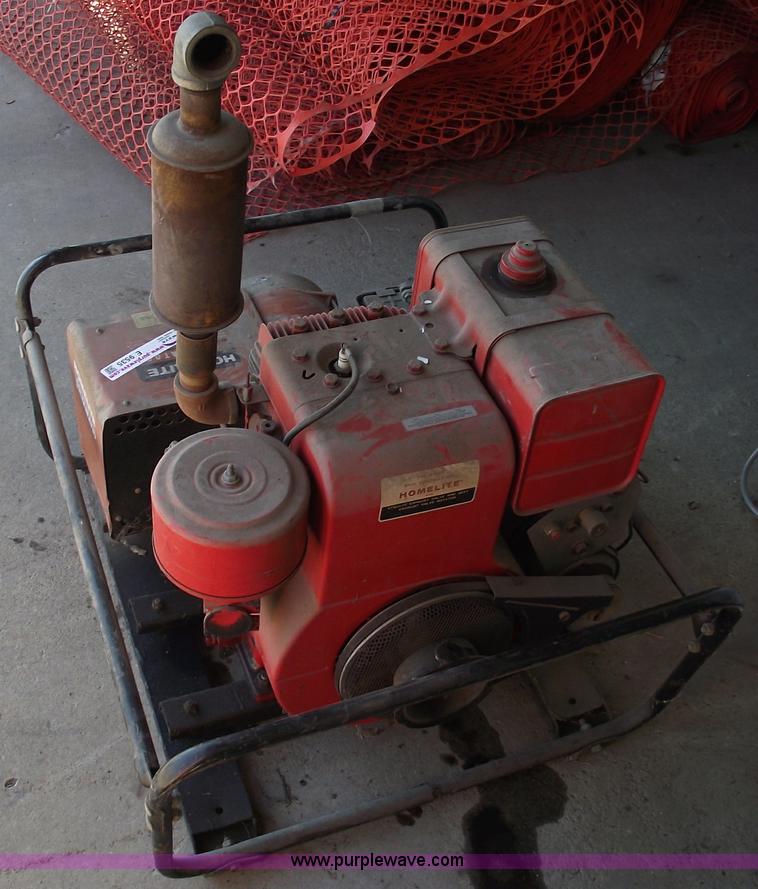 image for item E9535 Homelite generator