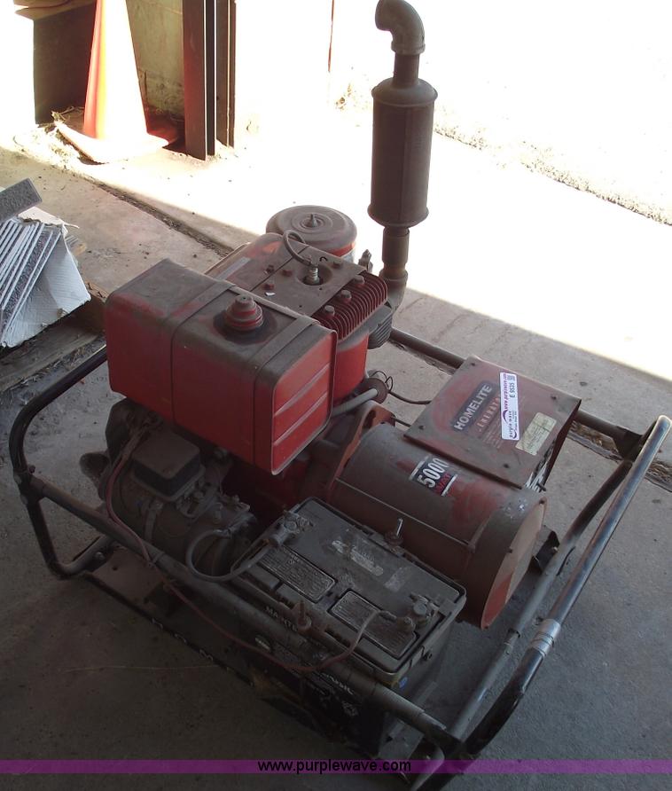 image for item E9535 Homelite generator