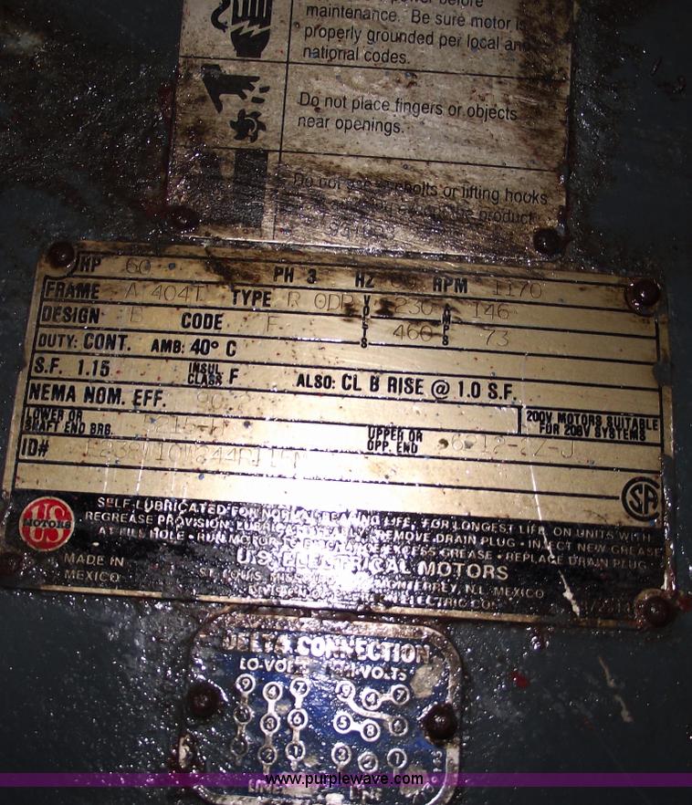 image for item E9540 US Electric 60 HP motor