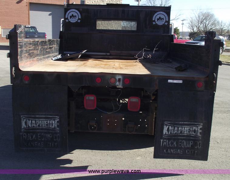 image for item E9546 1988 Chevrolet R30 pickup truck with dump bed