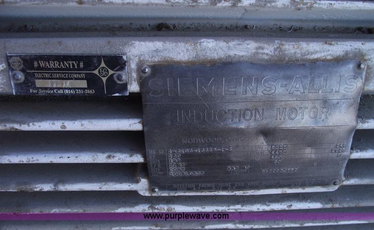 image for item E9549 Siemens-ALL.S 150 hp electric motor