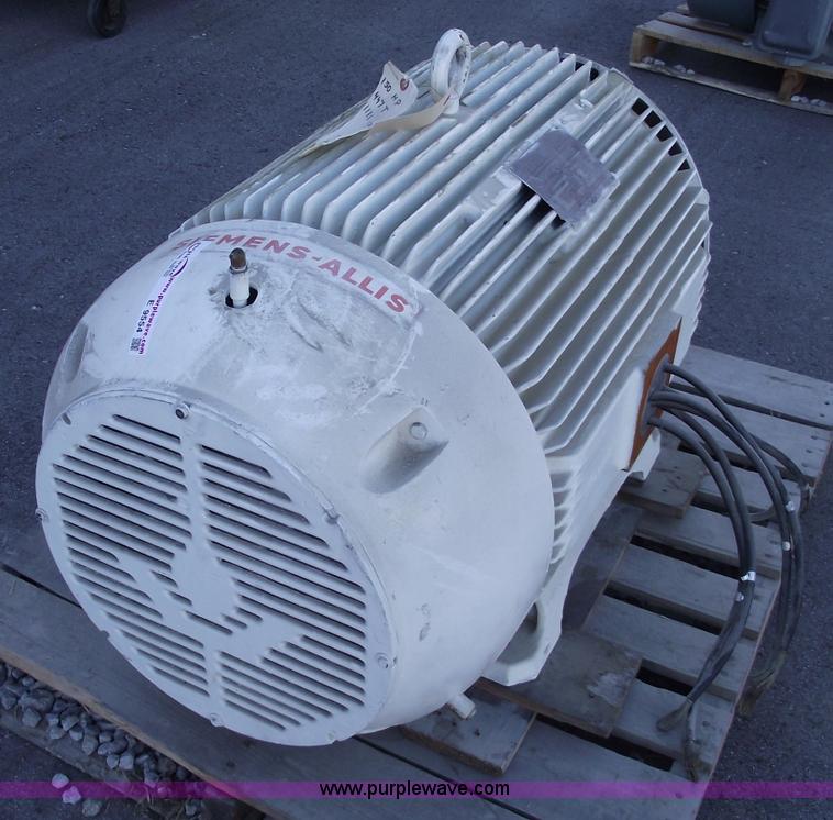 image for item E9554 Siemens-Allis 150 hp electric motor