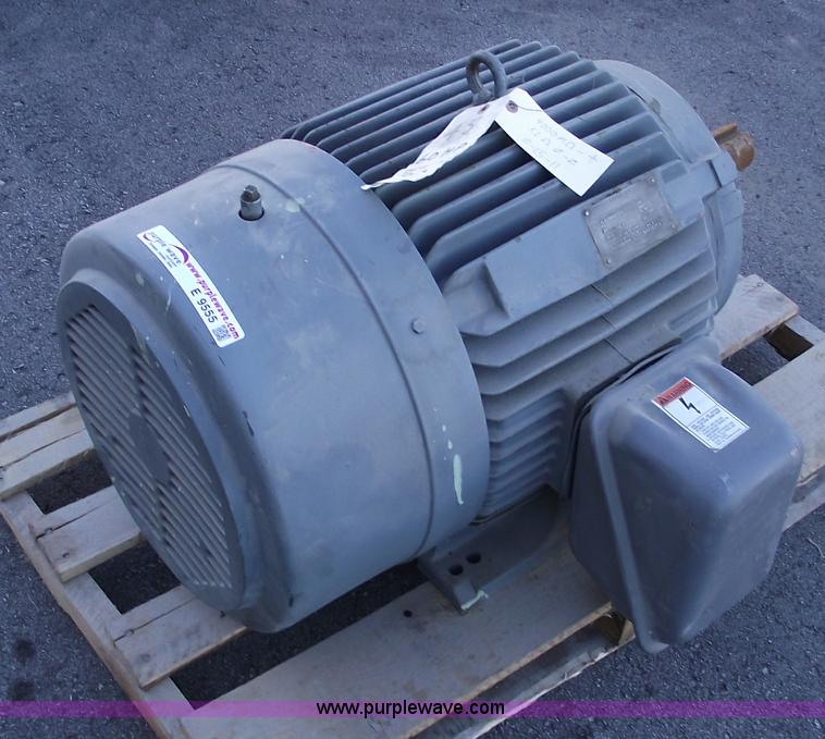 image for item E9555 Siemens 60 hp electric motor