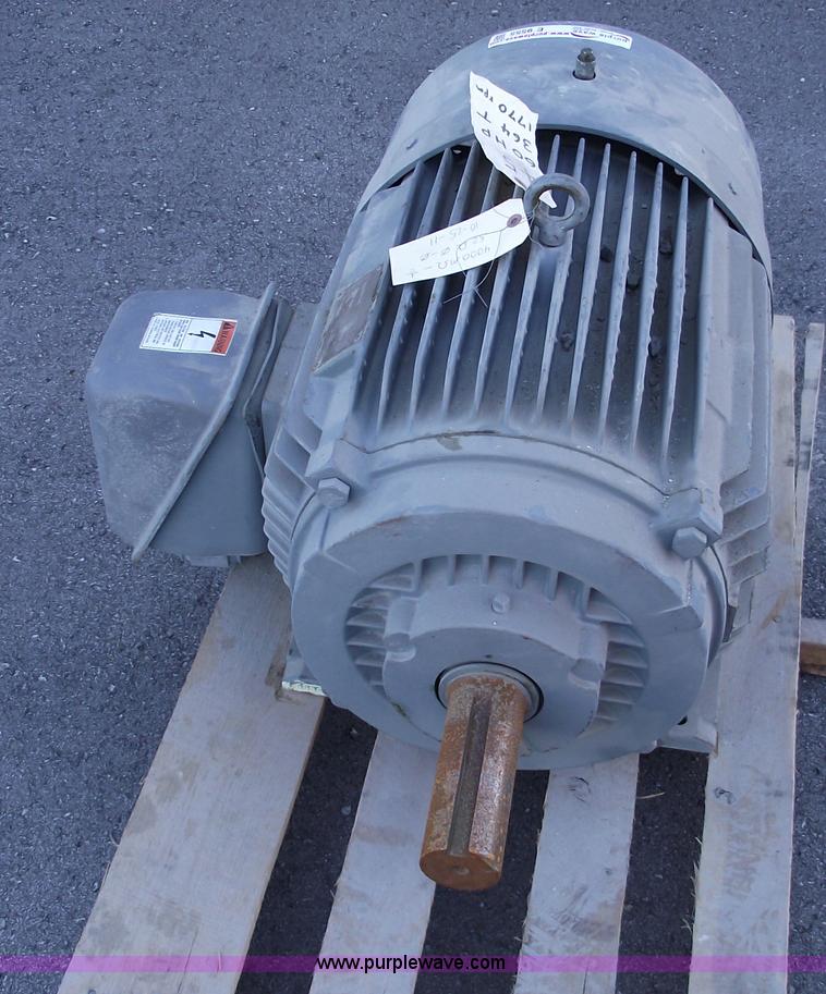 image for item E9555 Siemens 60 hp electric motor