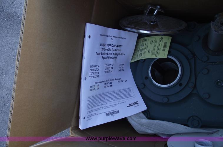 image for item E9556 Siemens 30 hp electric motor and Dodge torque arm double reduction