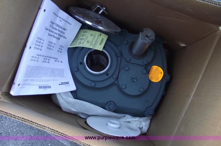 image for item E9556 Siemens 30 hp electric motor and Dodge torque arm double reduction