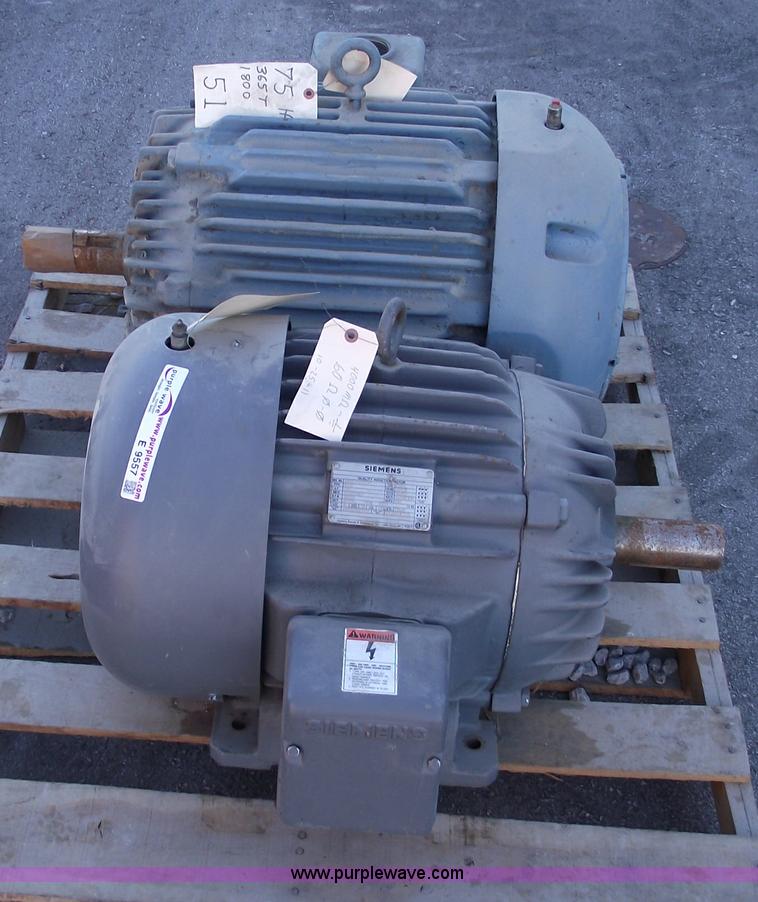 image for item E9557 (2) Electric motors