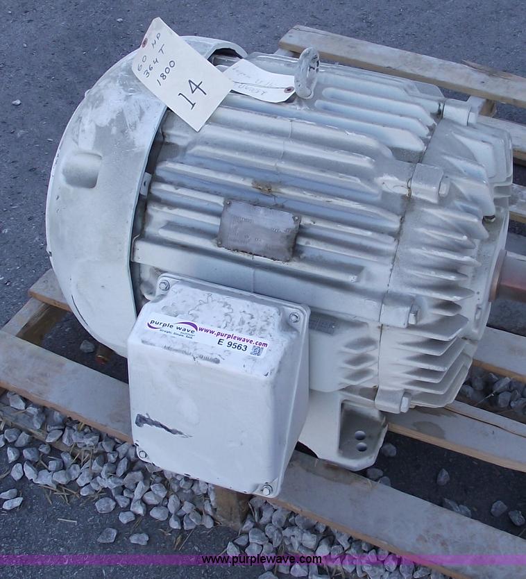 image for item E9563 Siemens-Allis 60 hp electric motor