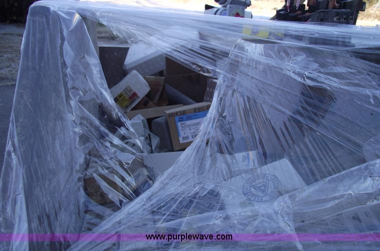 image for item E9565 Dump cart full of assorted industrial electric parts