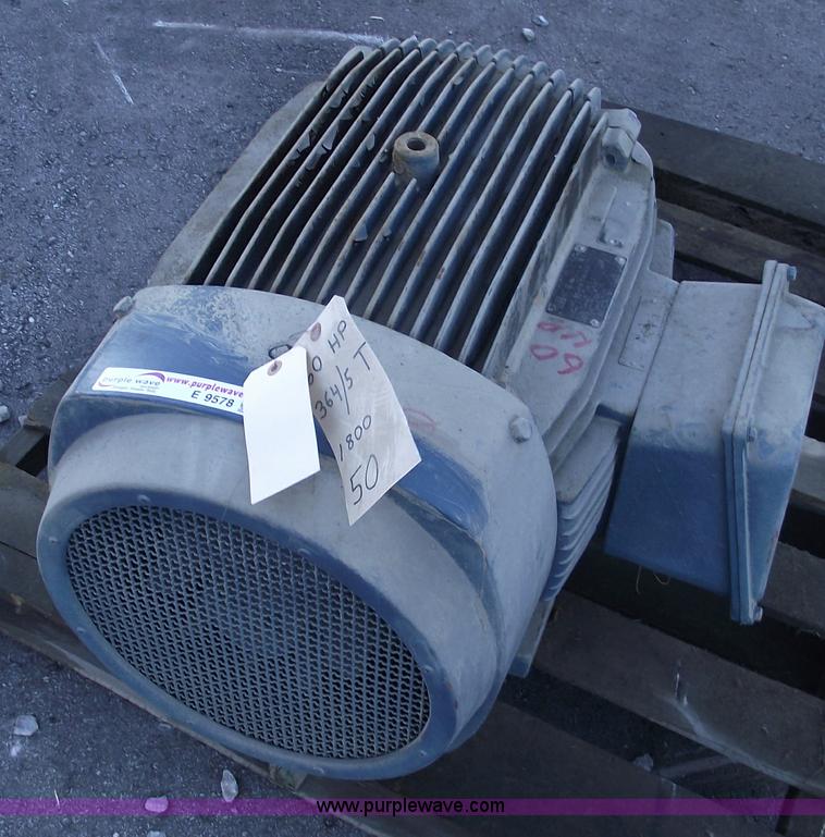 image for item E9578 Weg. 60 hp electric motor