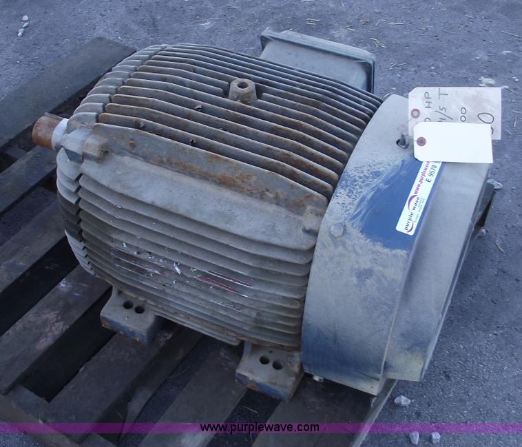 image for item E9578 Weg. 60 hp electric motor