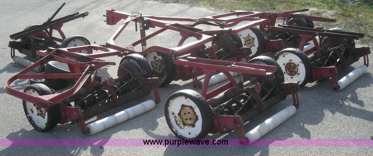 image for item I9753 1991 Toro Reelmaster five gang tow behind mower attachment