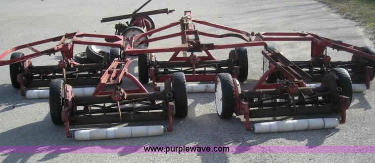 image for item I9753 1991 Toro Reelmaster five gang tow behind mower attachment