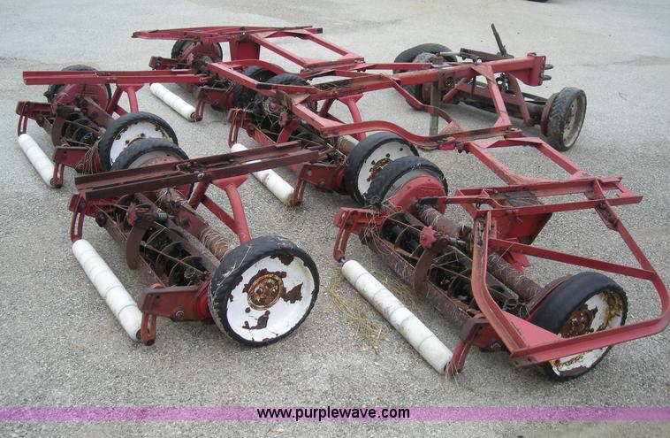 image for item I9753 1991 Toro Reelmaster five gang tow behind mower attachment