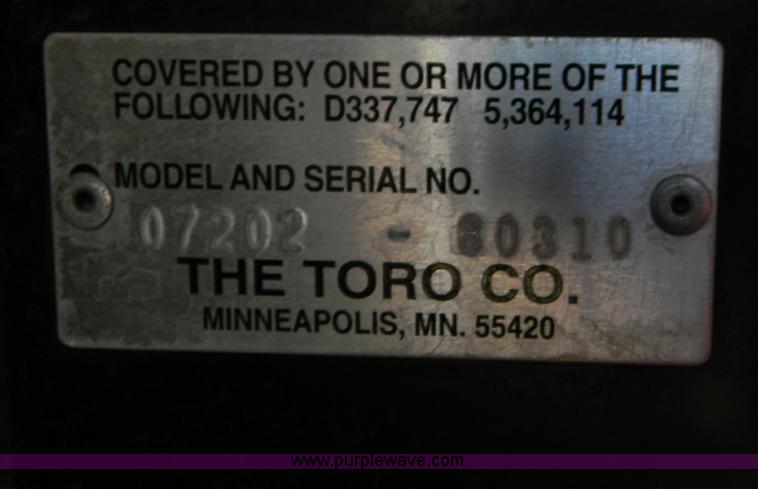 image for item I9759 1998 Toro Workman 3200 utility vehicle